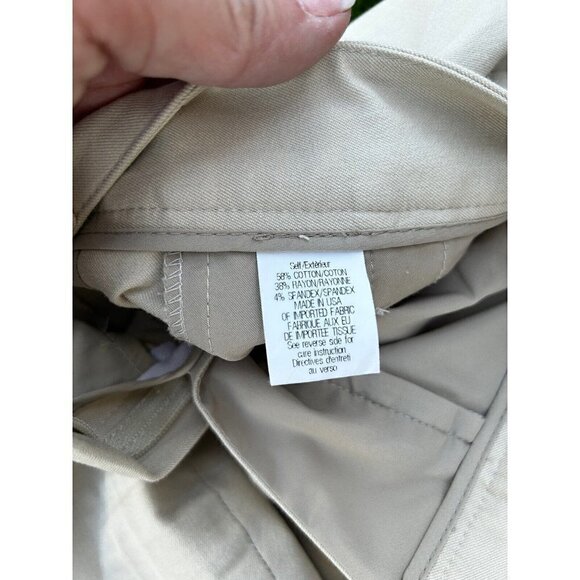 Theory Womens Tan Size 6 Pant  Straight Leg Office EUC - Picture 3 of 4